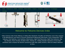 Tablet Screenshot of fidicondevices.com